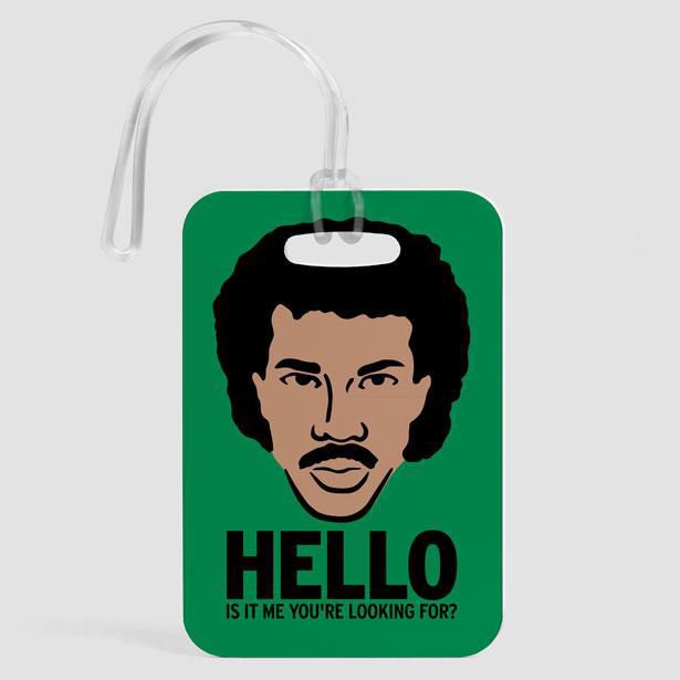 Lionel Richie luggage tag